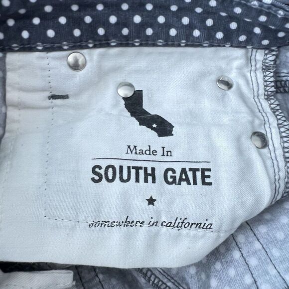 Adriano Goldschmied Jeans Women 28R Stevie Ankle Slim Straight Gray Pin Dot - Picture 13 of 13